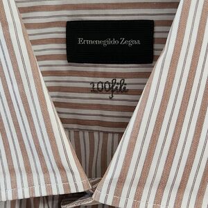 ERMENEGILDO ZEGNA STRIPED SHIRT